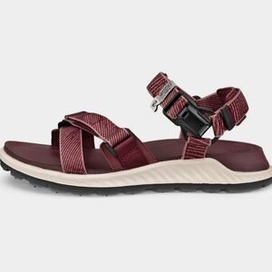 Ecco - Brand New! Burgundy Strap Sandals Size 8